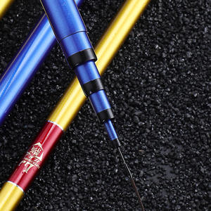 Canne à pêche télescopique 7 sections en carbone haute résistance 19-Tune Hero pour la pêche en lac, avec accessoires gratuits, vente en gros fabricant - Product Image 3