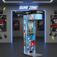 Mesin Crane 3D LCD Sistem Android Beroperasi dengan Koin, Peralatan Video Game dengan Steker Universal dan 110/220V