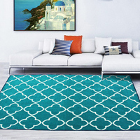 Tapis d'entrée personnalisé avec logo chinois imprimé, lavable et antidérapant