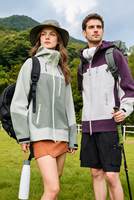 Vestes et manteaux pour femmes, logo personnalisé OEM, manteau d'hiver, vestes et manteaux pour hommes avec coutures thermosoudées pour éviter l'infiltration de l'eau de pluie