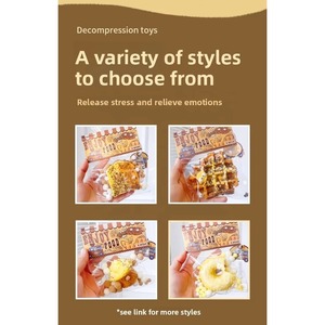 Juguete Blandito Temático de Comida Súper Suave de Gran Venta al por Mayor, Juguetes Antiestrés con Diseño de Waffle, Juguetes Blandos Sensoriales Squishy Fidget - Product Image 5