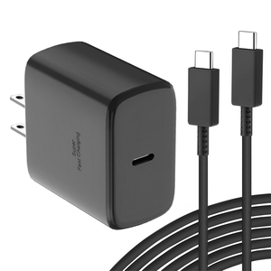 45W PD Super veloce tipo C caricabatterie USB-C a muro adattatore con 3FT USB-C a USB-C cavo per <span class=keywords><strong>Samsung</strong></span> <span class=keywords><strong>Galaxy</strong></span> S24 S23 Note 20 10 - Product Image 1