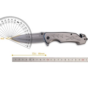 Couteau pliant d'extérieur <span class=keywords><strong>FA18</strong></span> entièrement en acier pour lame en acier inoxydable, couteau de poche multifonctionnel EDC pour le camping et la survie - Product Image 3