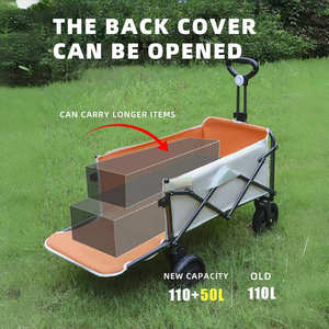 E20 अनुकूलन योग्य हल्के 4-वे रिमोट कंट्रोल इलेक्ट्रिक फोल्डिंग शॉपिंग कार्ट 160l क्षमता के साथ - Product Image 2