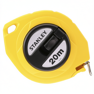 Stanley Steel Tape Measure 20m Retractable With <b>Hook</b> For Measuring - Product Image 2