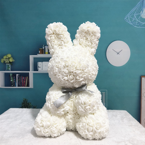 <span class=keywords><strong>Regalo</strong></span> all'Ingrosso per <span class=keywords><strong>San</strong></span> <span class=keywords><strong>Valentino</strong></span>, Festa della Mamma, Compleanno, Coniglietto in Schiuma con Rosa, <span class=keywords><strong>Regalo</strong></span> Promozionale Aziendale - Product Image 5