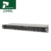 Paulkitson 234XL Mini Égaliseur Audio Professionnel Stéréo 2/3 Voies Mono 4 Voies Crossover pour Scène