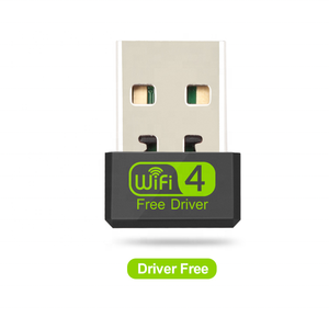 Carte réseau USB sans pilote, adaptateur WiFi, carte réseau <span class=keywords><strong>Wifi4</strong></span>, adaptateur WiFi 802.11n, <span class=keywords><strong>Wifi4</strong></span> sans fil, mini adaptateur USB 150M - Product Image 1