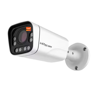 Inlifecam tuya ứng dụng thông minh 5.0MP kim loại ngoài trời Bullet Wifi PoE <span class=keywords><strong>IP</strong></span> <span class=keywords><strong>Camera</strong></span> mạng P2P hai chiều âm thanh ai phát hiện chuyển động - Product Image 1