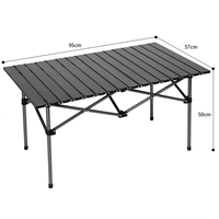 Table Portable de Camping Pas Cher Extérieur Carton Acier Pique-Nique Portable Tables Extérieures Pliantes Mobilier de Camping Tables de Pique-Nique
