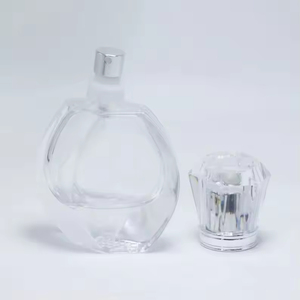 Luxury Clear Glass Perfume Bottles 30ml 50ml 100ml Empty Round Fragrance Spray Bottle Custom Logo Pump Sprayer <b>Reed</b> <b>Diffuser</b> - Product Image 1