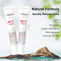 Crème anti-acné et anti-taches à l'extrait de plantes Beauty Host, vente en gros, soin du visage personnalisé, crème anti-acné pour le visage
