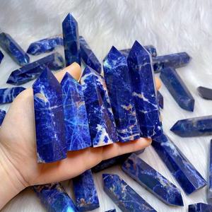 Venta al por Mayor de Cristal de Sodalita Natural Pulido Estilo Bohemio en Forma de Torre para Decoración del Hogar Única y Regalos Navideños - Product Image 6