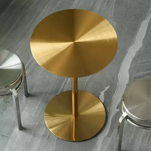 Modern Gold Stainless Steel End <strong>Table</strong> <strong>Round</strong> <strong>Side</strong> <strong>Table</strong> Accent Sofa Corner <strong>Table</strong> for Beauty Salon Home Hotel - Product Image 4