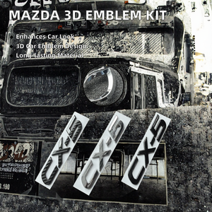 Emblema 3D para Maletero Delantero de Coche Mazda CX-5/CX-50/CX30, Insignia de Volante de Repuesto, Pegatina Trasera, Reequipamiento de Plástico ABS - Product Image 3