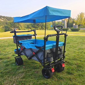 <span class=keywords><strong>Chariot</strong></span> <span class=keywords><strong>de</strong></span> <span class=keywords><strong>plage</strong></span> pliable en acier inoxydable <span class=keywords><strong>avec</strong></span> panier <span class=keywords><strong>de</strong></span> rangement, <span class=keywords><strong>chariot</strong></span> utilitaire <span class=keywords><strong>de</strong></span> <span class=keywords><strong>toit</strong></span> réglable, capacité 100 kg, <span class=keywords><strong>chariot</strong></span> à main pour le camping - Product Image 2