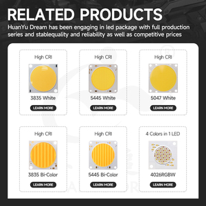 LED COB bicolore haute puissance 6050 200W+200W, haute tension 150V, Ra97 élevé, 2700+6500K, puce LED pour éclairage photographique et éclairage industriel (High Bay) - Product Image 6