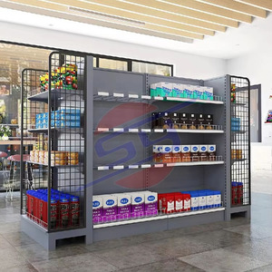 Estanterías Metálicas de Doble Cara para Supermercados, Estanterías de Góndola Ligeras para Tiendas de Abarrotes, en Oferta, Proveedor Chino - Product Image 6