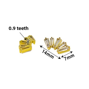 Zoryn Wholesale G23 Model 1 <b>Titanium</b> Alloy Five Zircon <b>Stud</b> Earrings Unisex High-End Jewelry Gold Plating - Product Image 5