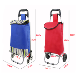 Carrello Pieghevole Portatile per Supermercato e Giardino, Borsa Trolley da Viaggio con Manico, Alta Qualità, Vendita all'Ingrosso - Product Image 1