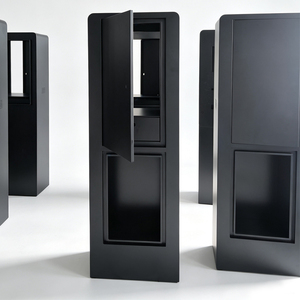 Custom EV Charger Enclosure Cabinet Waterproof Sheet Metal Steel Aluminum Outdoor EV Wallbox Charging OEM ODM Custom Size Logo - Product Image 1