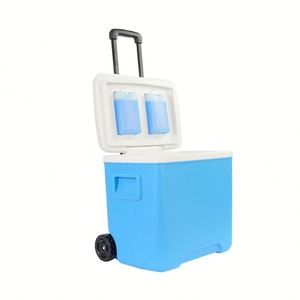 Nevera Portátil Moderna de 30L con Ruedas e Impermeable, con Asa para Almacenamiento de Alimentos y Latas para Camping - Product Image 1