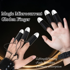 Instrumento de belleza Golden Finger, portátil, con diamante, cinco dedos, mascarilla facial con IA, microcorriente, instrumento de masaje. - Product Image 2