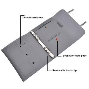 Double-sided PU <strong>Folder</strong> A5 <strong>Travel</strong> <strong>Document</strong> Paper File Multi Color File Business Office <strong>Folder</strong> - Product Image 2