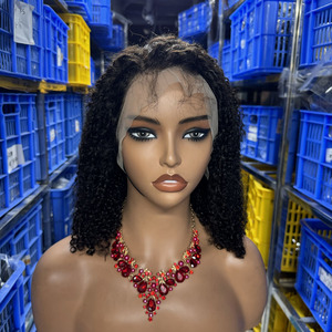 Perruque Lace Front 13x4 en Cheveux Humains Brésiliens Longs WXJ, Style Bouclé Long, Cheveux Remy Transparents, pour Femmes Noires - Product Image 3