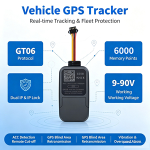 Localizador GPS para Vehículos EC08 2G, Protocolo GT06, Amplio Rango de Voltaje 9-90V, con Alarma de Vibración y Alarma de Corte de Energía - Product Image 1