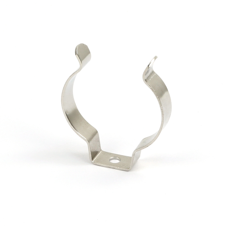 Зажим для светодиодной лампы T12, зажим для клеевой упаковки, фиксированная Светодиодная трубка, пружинный листовой металл, матовый никель, стандартное никелирование