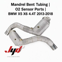 Tuyau d'échappement JYD pour BMW X5 F15 X6 F16 4.4T 2013-2018, acier inoxydable 304, tuyau d'échappement haute performance à haut débit