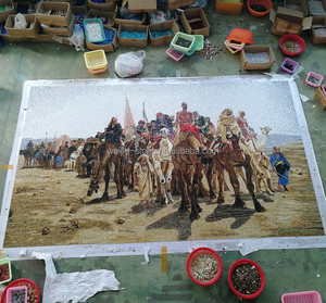 <span class=keywords><strong>Mosaico</strong></span> Artistico Murale Personalizzato in <span class=keywords><strong>Vetro</strong></span> da Foto - Guerrieri Mongoli - Product Image 4