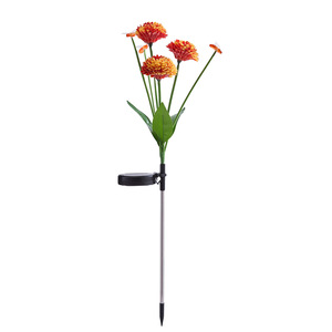 Lámpara Solar de Jardín con Forma de Flor, Resistente al Agua, Lámpara de Suelo con Diseño de Abeja, para Exteriores, Patio, Césped, Bodas, Luz Ambiental - Product Image 2