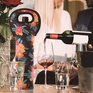 Neoprene Wine <b>Bottle</b> Cooler Bag Blank Holder and Tote Carrier for Various <b>Bottles</b> - Product Image 1