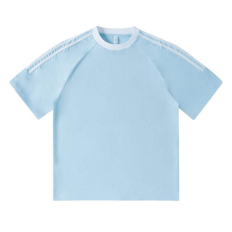 Light blue and white stripes