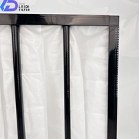 Fournisseur direct, nouvelle arrivée à bas prix, nouveau type de filtre à air à sac à efficacité moyenne avec cadre en plastique