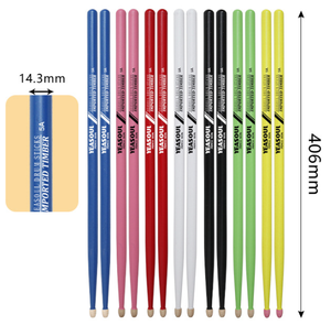 Baquetas de arce coloridas al por mayor, baquetas de batería 5A - Product Image 5