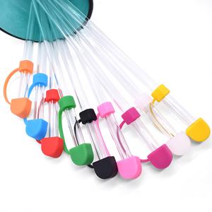 Sombrero de Paja de Silicona Personalizado al por Mayor de 10 mm para Vaso Stanley, Accesorios Universales para Bar, Adorno para Pajita - Product Image 4