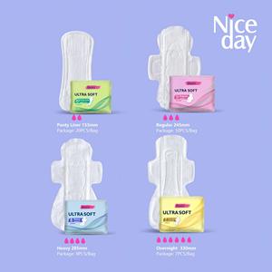 Serviette hygiénique ultra-fine de 245 mm avec ailettes, couche supérieure non tissée douce, protection anti-fuites, forte absorption, <span class=keywords><strong>film</strong></span> dorsal respirant, vente en gros - Product Image 5