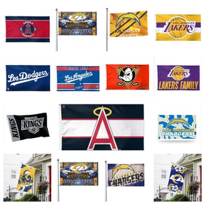 Bandera Personalizada de la Liga Deportiva de la Ciudad de Los Ángeles, 3x5 Pies, Bandera de Equipo de Fútbol, Béisbol, Baloncesto, <span class=keywords><strong>para</strong></span> el Día del Partido, Exhibición Interior/Exterior - Product Image 1