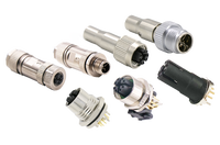Connecteur M12 circulaire étanche IP67 industriel pour câble, 3, 7, 8, 9, 10, 12, 13, 14, 16 broches (M5, M8, M9, M16, M23, 7/8, 2, 3, 4, 5, 6, 7, 8, 9, 10, 12, 13, 14, 16)