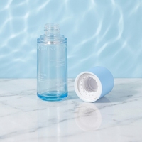 Flacons vides de luxe pour gel douche et lotion d'hôtel, en PETG, avec pompe pulvérisatrice, impression sérigraphique, design gratuit pour soins de la peau, shampoing et produits corporels
