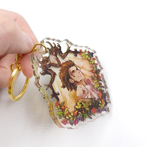 Tuỳ Chỉnh <span class=keywords><strong>3D</strong></span> Foreground In <span class=keywords><strong>Key</strong></span> Chains Epoxy Resin Acrylic Charms Với Long Lanh - Product Image 6