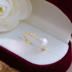 ขาตั้งแหวนเงินแท้ S925 สำหรับงาน DIY ประดับมุก อุปกรณ์เรียบง่ายสำหรับลูกปัดทรงกลมขนาด 8-13 มม. 10436 เครื่องประดับเงิน - Product Image 4