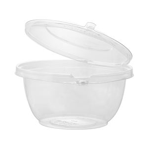 32 OZ Anti-Fog Tamper Evident Contenedores de alimentos de plástico con bisagras Forma de diamante 17X17X9-Almacenamiento multiuso para ensaladas - Product Image 4