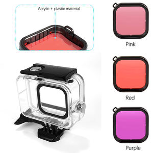 Kit d'accessoires Kitway pour GoPro <span class=keywords><strong>Hero</strong></span> 10 <span class=keywords><strong>9</strong></span> 8 Black, boîtier étanche, protection d'écran en verre trempé pour <span class=keywords><strong>accessoire</strong></span> GoPro - Product Image 3