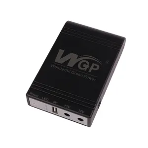 WGP 18650 pil yedekleme 8800mAh 12V 5V Mini güç banka cep telefonu Modem için WiFi yönlendirici DVR ADSL