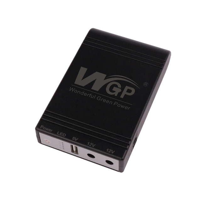 WGP 18650 Battery Backup 8800mAh 12V 5V Mini Power Bank for Mobile Phone Modem WiFi Router DVR ADSL
