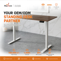 Système de bureau assis-debout réglable à moteur unique, design chinois, avec levage automatique, idéal pour le bureau - Prix abordable